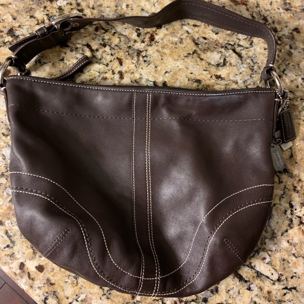 Coach bag- chocolate brown